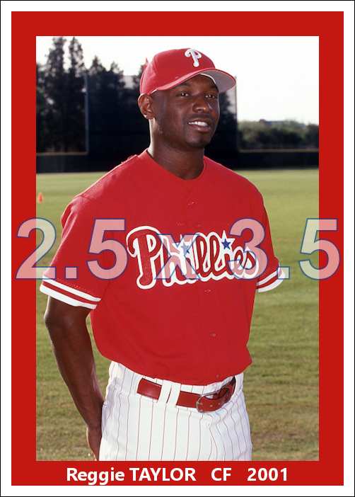Reggie Taylor - 2001 Philadelphia Phillies - choose a size & style
