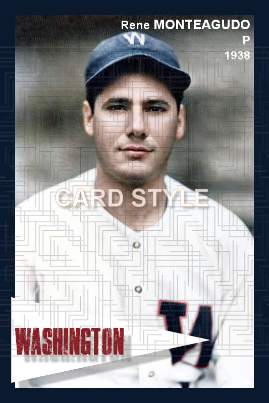 Rene Monteagudo - 1938 Washington Senators - choose a size & style