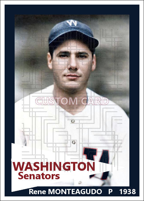 Rene Monteagudo - 1938 Washington Senators - choose a size & style
