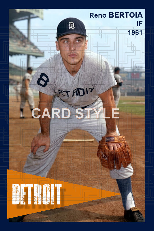 Reno Bertoia - 1961 Detroit Tigers - choose a size & style