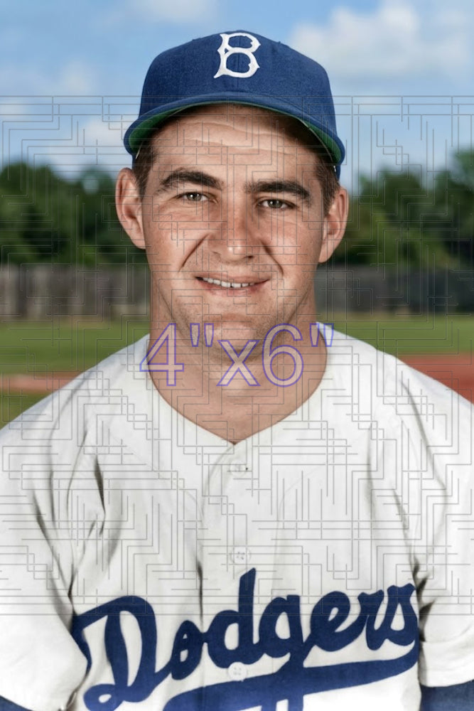 Rex Barney - 1949 Brooklyn Dodgers - choose a size & style