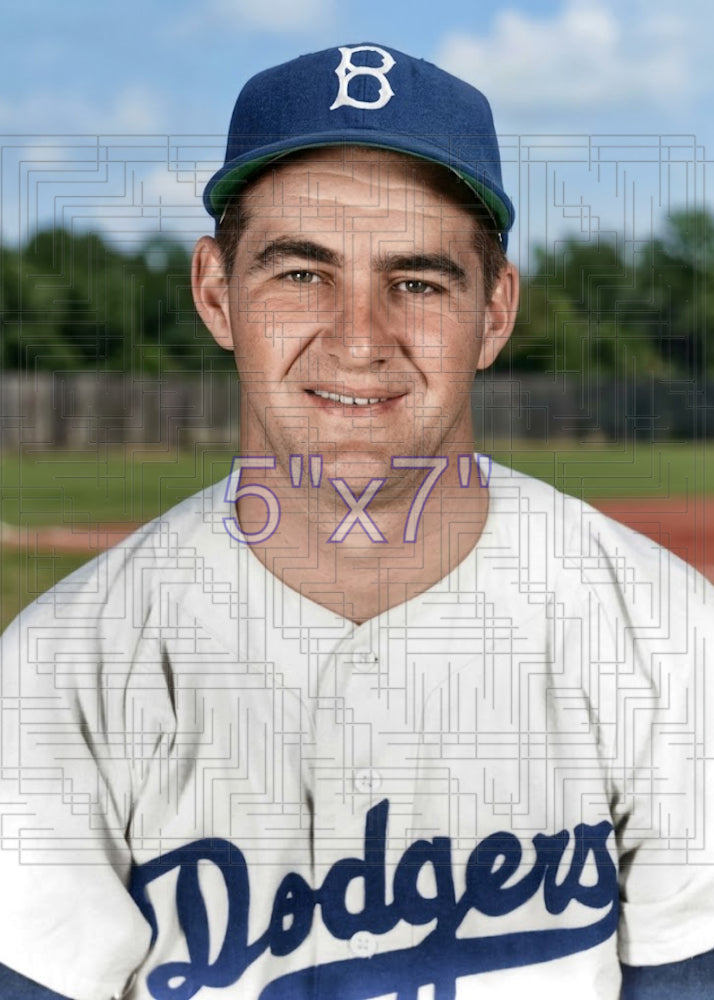 Rex Barney - 1949 Brooklyn Dodgers - choose a size & style