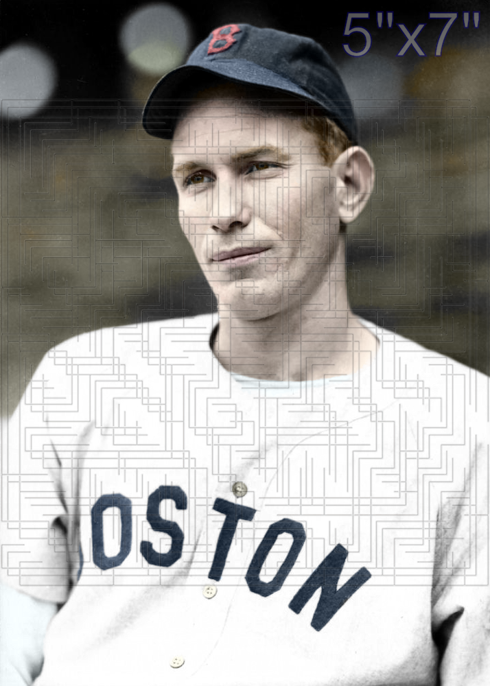 Rex Cecil - 1944-45 Boston Red Sox - choose a size & style