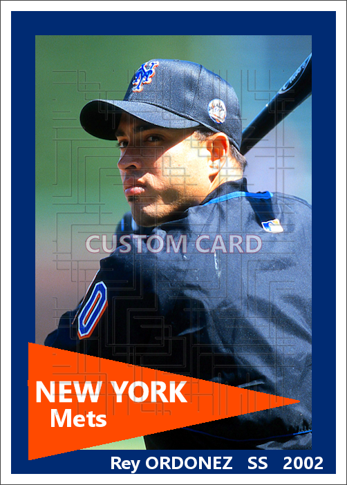 Rey Ordonez - 2002 New York Mets - choose a size & style