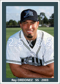 Rey Ordonez - 2003 Tampa Bay Devil Rays - choose a size & style