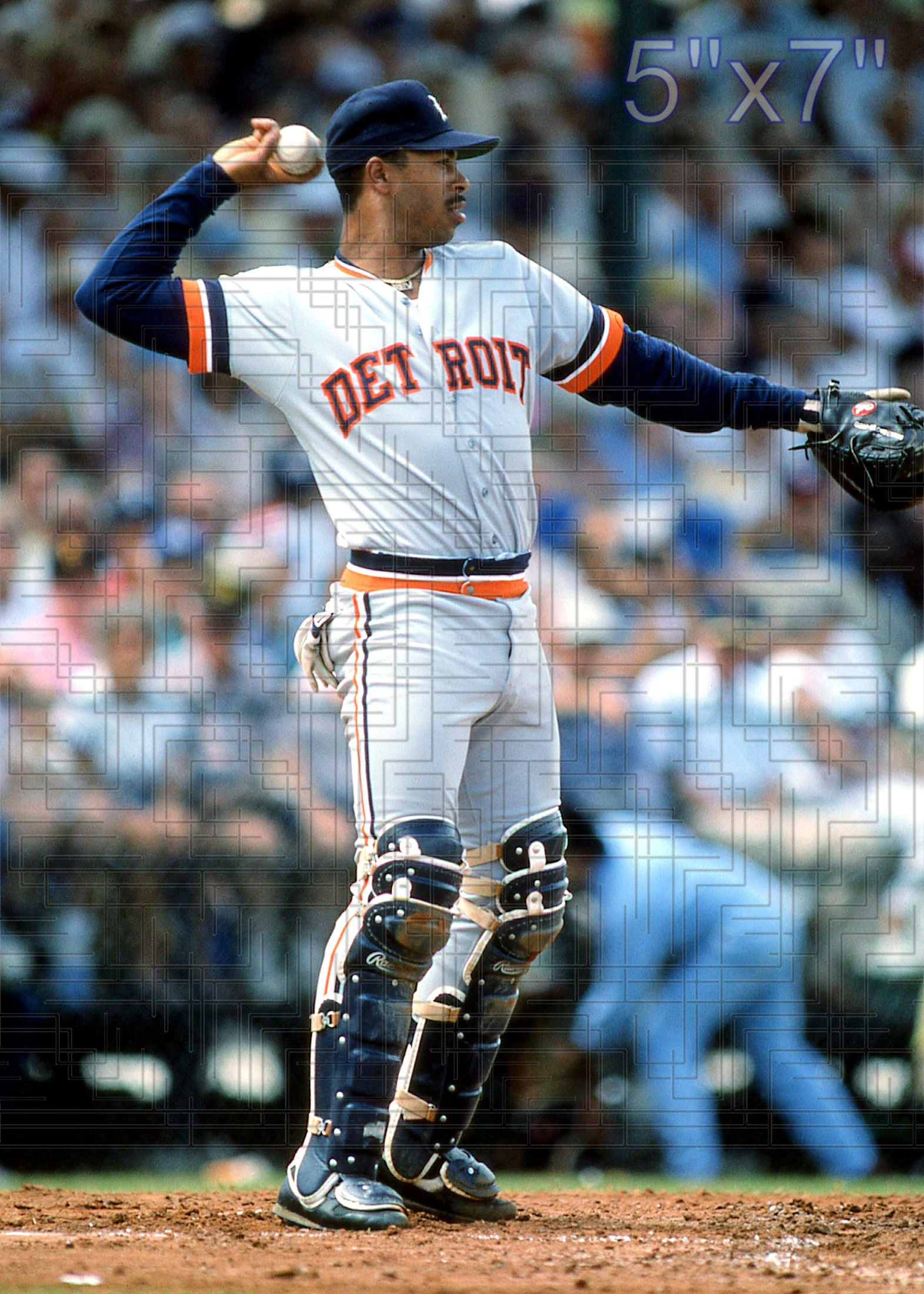 Rey Palacios - 1987 Detroit Tigers - choose a size & style