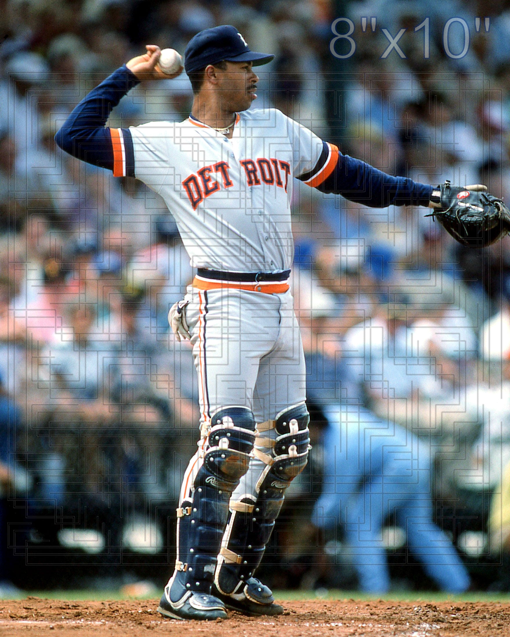 Rey Palacios - 1987 Detroit Tigers - choose a size & style