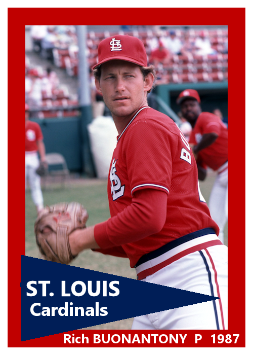 Rich Buonantony - 1987 St. Louis Cardinals spring training - choose a size & style