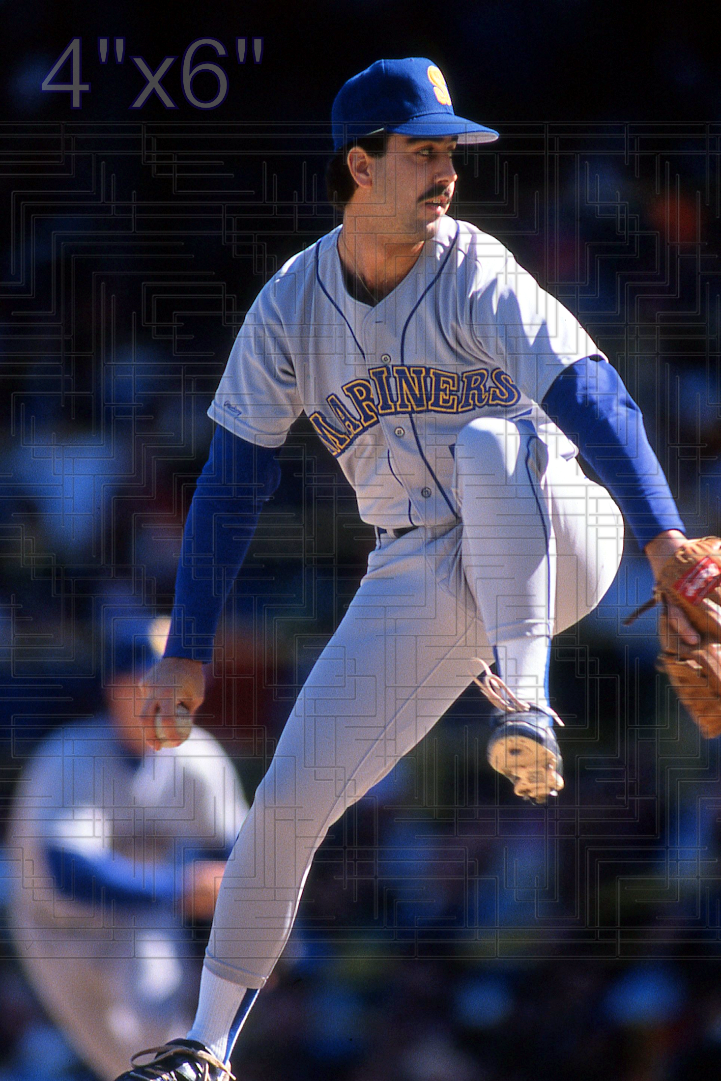 Rich DeLucia - 1990 Seattle Mariners - choose a size & style