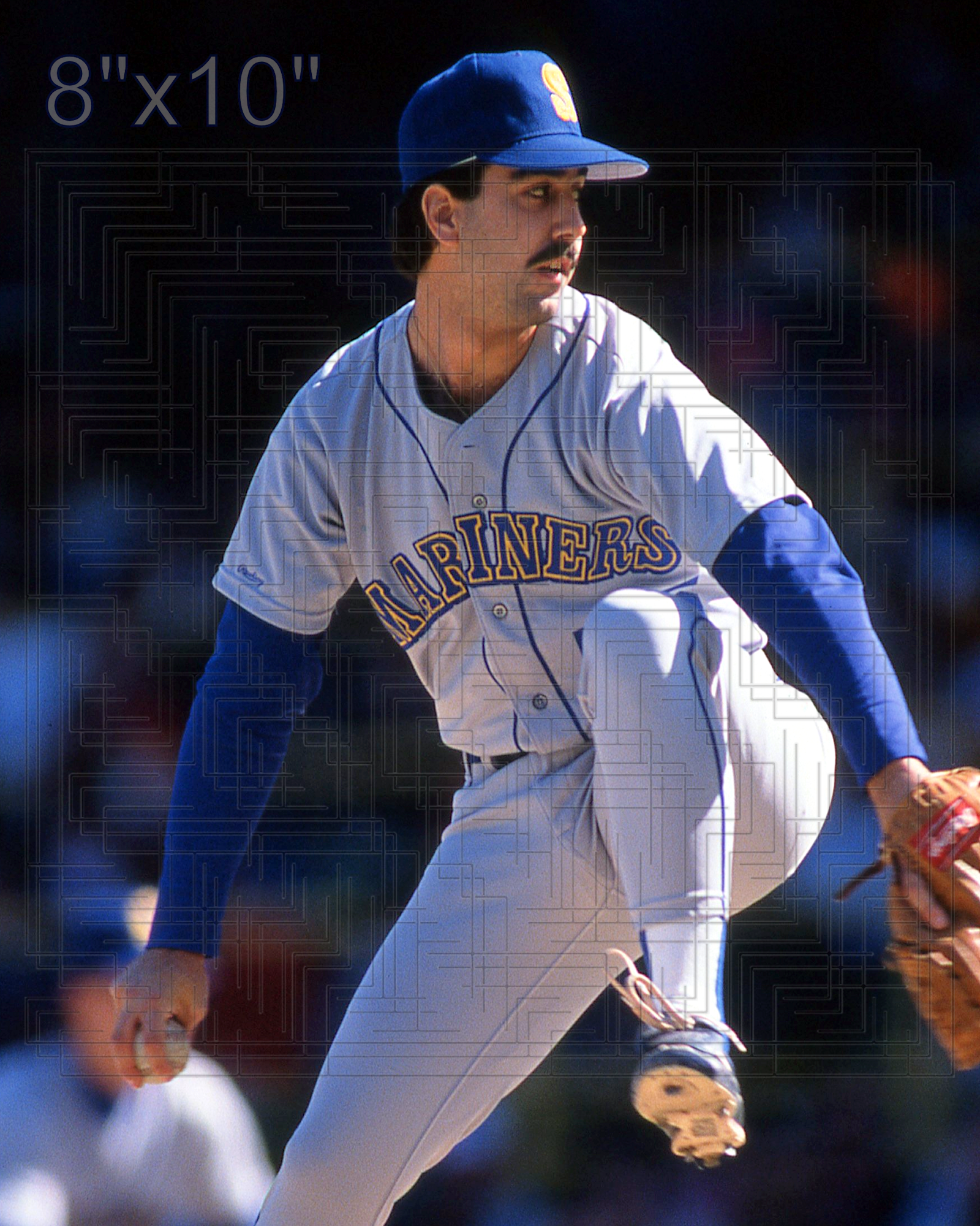 Rich DeLucia - 1990 Seattle Mariners - choose a size & style
