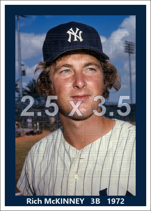 Rich McKinney - 1972 New York Yankees - choose a size & style