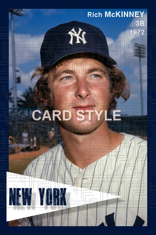 Rich McKinney - 1972 New York Yankees - choose a size & style