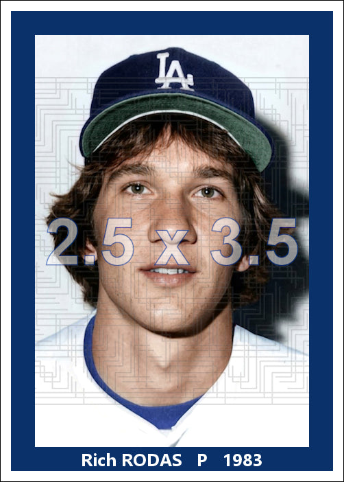 Rich Rodas - 1983 Los Angeles Dodgers - choose a size & style
