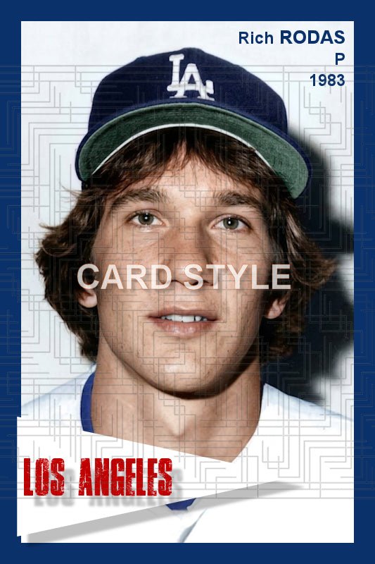 Rich Rodas - 1983 Los Angeles Dodgers - choose a size & style