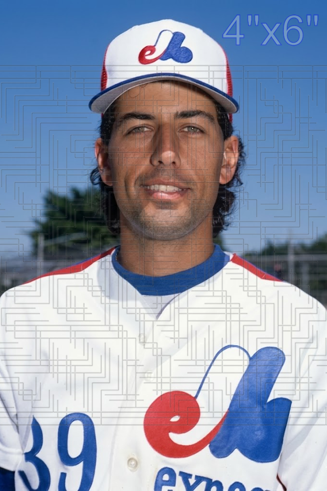 Rich Sauveur - 1988 Montreal Expos - choose a size & style