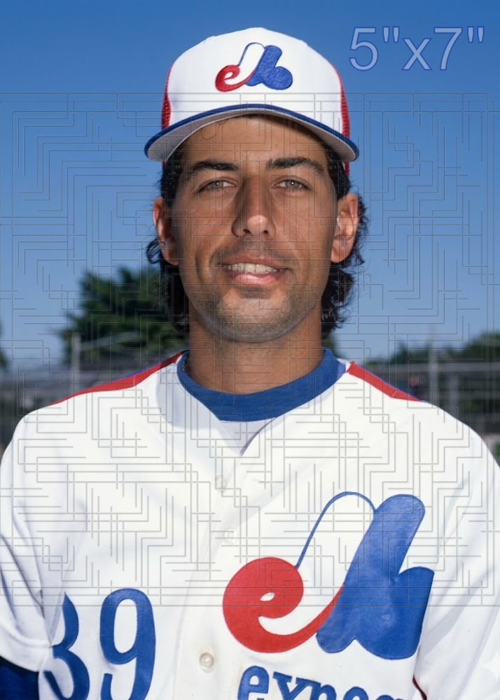 Rich Sauveur - 1988 Montreal Expos - choose a size & style