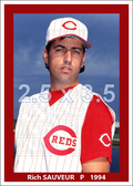 Rich Sauveur - 1994 Cincinnati Reds - choose a size & style