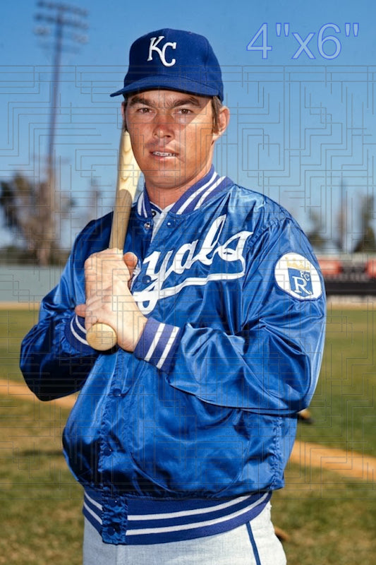 Rich Severson - 1970 Kansas City Royals - choose a size & style