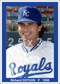 Richard Dotson - 1990 Kansas City Royals - choose a size & style