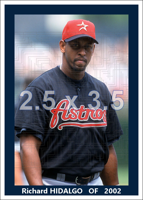 Richard Hidalgo - 2002 Houston Astros - choose a size & style