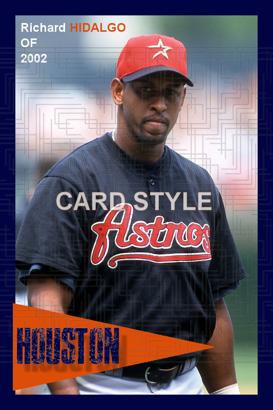 Richard Hidalgo - 2002 Houston Astros - choose a size & style