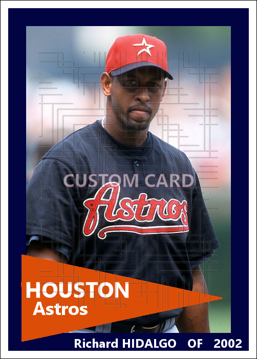 Richard Hidalgo - 2002 Houston Astros - choose a size & style