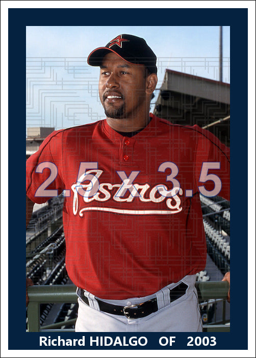 Richard Hidalgo - 2003 Houston Astros - choose a size & style