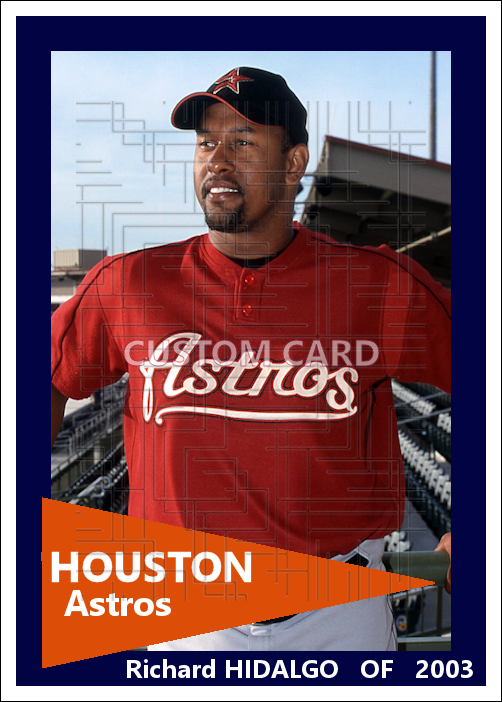 Richard Hidalgo - 2003 Houston Astros - choose a size & style