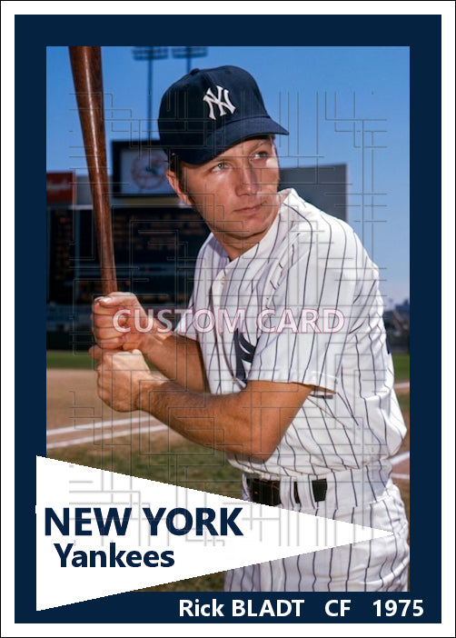 Rick Bladt - 1975 New York Yankees - choose a size & style