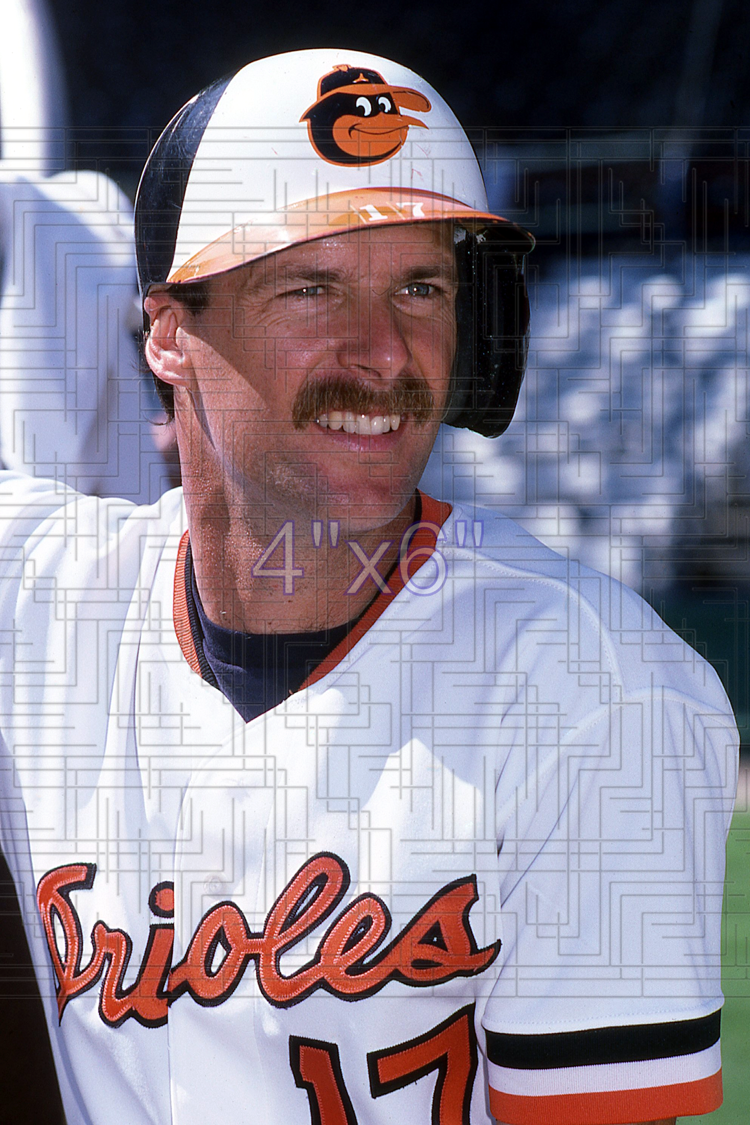 Rick Burleson - 1987 Baltimore Orioles - choose a size & style