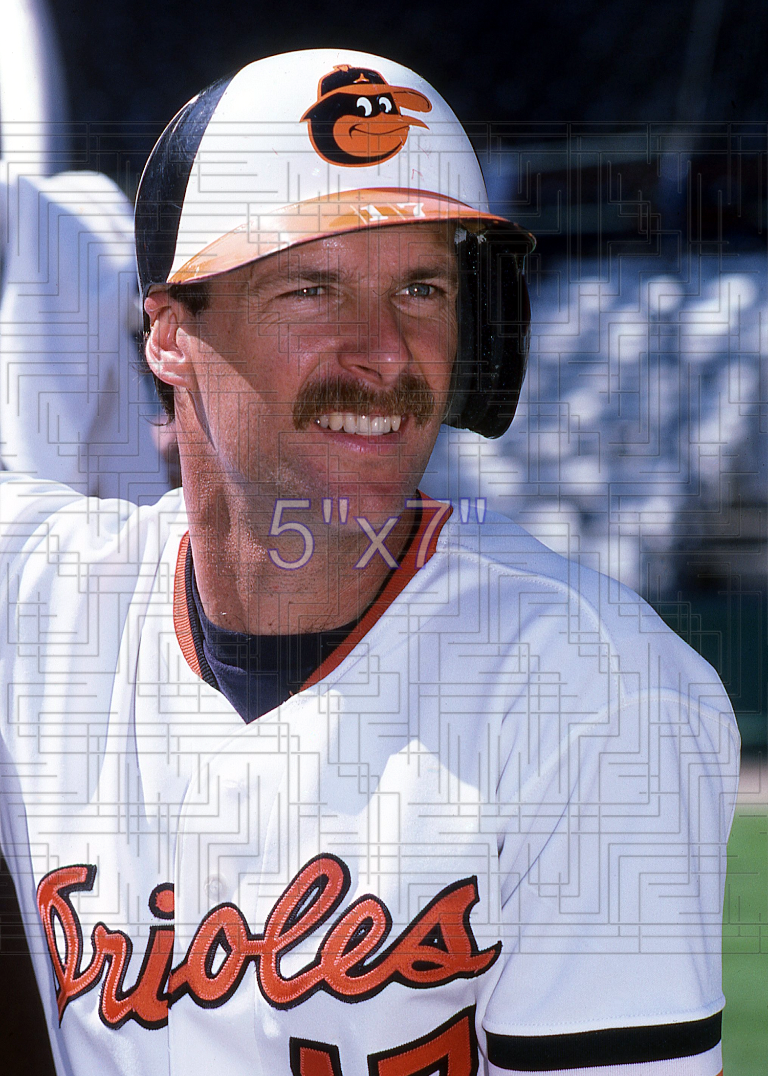 Rick Burleson - 1987 Baltimore Orioles - choose a size & style