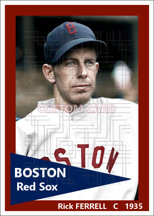 Rick Ferrell - 1935 Boston Red Sox - choose a size & style