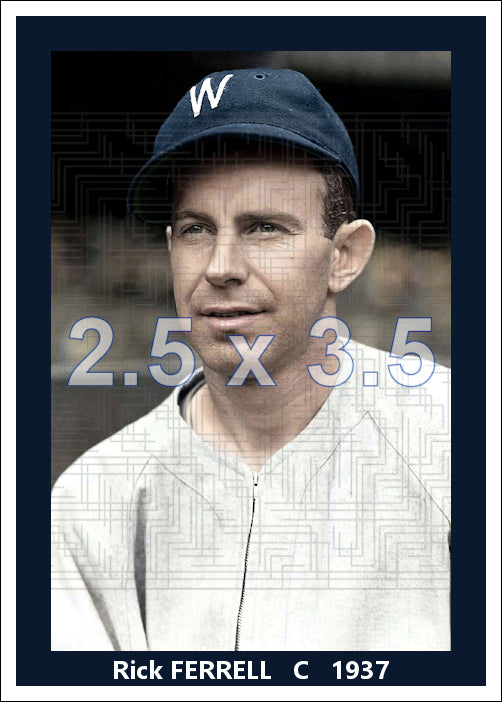 Rick Ferrell - 1937 Washington Senators - choose a size & style