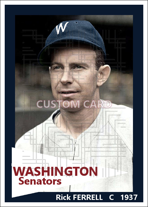 Rick Ferrell - 1937 Washington Senators - choose a size & style