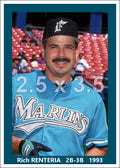 Rich Renteria - 1993 Florida Marlins - choose a size & style