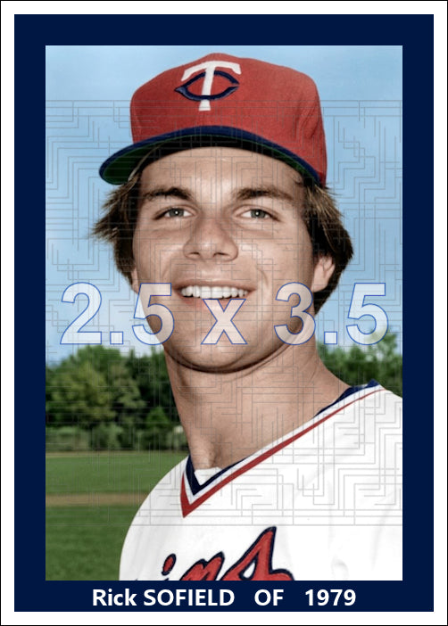Rick Sofield - 1979 Minnesota Twins - choose a size & style