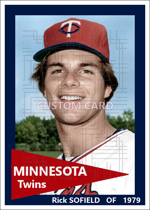 Rick Sofield - 1979 Minnesota Twins - choose a size & style