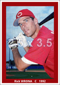 Rick Wrona - 1992 Cincinnati Reds - choose a size & style