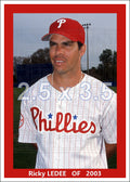 Ricky Ledee - 2003 Philadelphia Phillies - choose a size & style