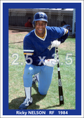 Ricky Nelson - 1984 Seattle Mariners - choose a size & style