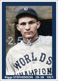 Riggs Stephenson - 1921 Cleveland Indians - choose a size & style