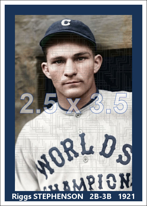 Riggs Stephenson - 1921 Cleveland Indians - choose a size & style