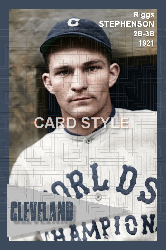 Riggs Stephenson - 1921 Cleveland Indians - choose a size & style