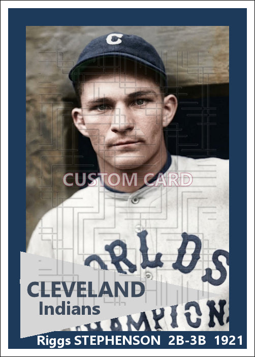 Riggs Stephenson - 1921 Cleveland Indians - choose a size & style