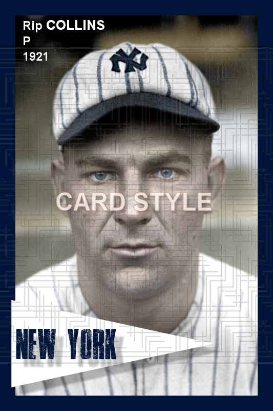 Rip Collins - 1921 New York Yankees - choose a size & style