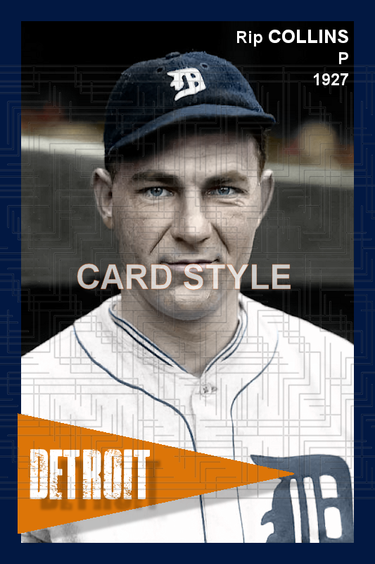 Rip Collins - 1927 Detroit Tigers - choose a size & style