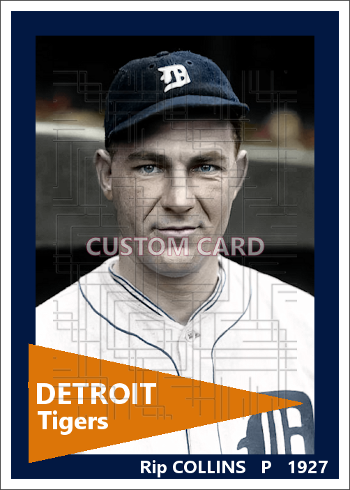 Rip Collins - 1927 Detroit Tigers - choose a size & style