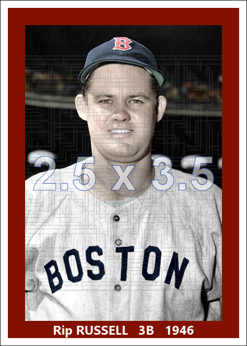 Rip Russell - 1946 Boston Red Sox - choose a size & style