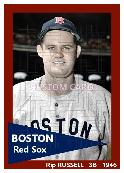 Rip Russell - 1946 Boston Red Sox - choose a size & style