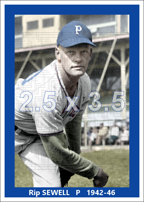 Rip Sewell - 1942-46 Pittsburgh Pirates - choose a size & style
